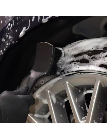 Cepillo de Limpieza para Neumáticos y Alfombras Genérico HS - 2 Piezas