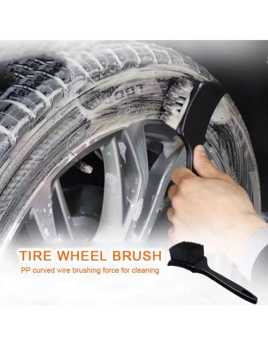 Cepillo de Limpieza para Neumáticos y Alfombras Genérico HS - 2 Piezas