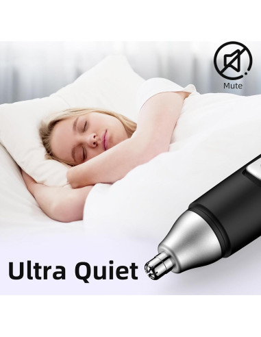 Recortador de Vello Nasal Profesional Tipo-C Recargable