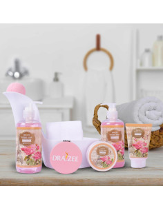 Set de Spa de Lujo Draizee - 8 Piezas Aroma Rosa 2
