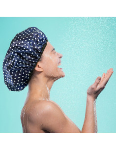 Gorros de Ducha Reutilizables UB-STORE 3 Colores para Cabello 2
