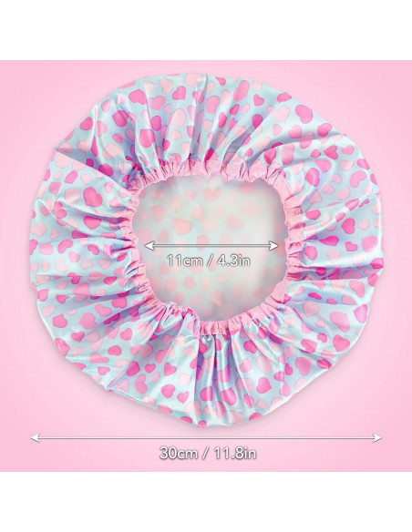 Gorros de Ducha Reutilizables UB-STORE 3 Colores para Cabello