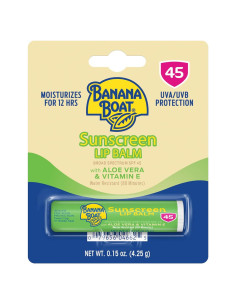 Bálsamo Labial Banana Boat SPF 45 con Aloe Vera 4.25g
