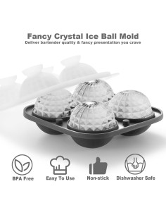 Molde de Hielo Nax Caki en Forma de Bola de Cristal 2P 2