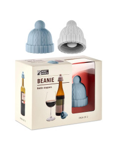 Tapones de Vino Monkey Business Beanie - 2 Piezas Silicona