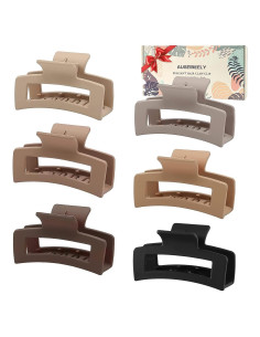 Paquete de 6 Pinzas Cuadradas Auseibeely 8.89 cm Antideslizantes