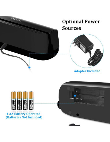 Perforadora Eléctrica de Papel VEYETTE 3 Agujeros 20 Hojas