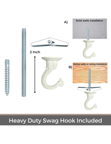 Macetero colgante de macramé Shineloha 109 cm para maceta 30 cm