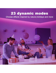 Tiras LED Dalattin 200 m RGB con control APP y remoto 2