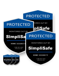 3PCS Carteles de Seguridad YHMYOALU para Jardín y Puertas