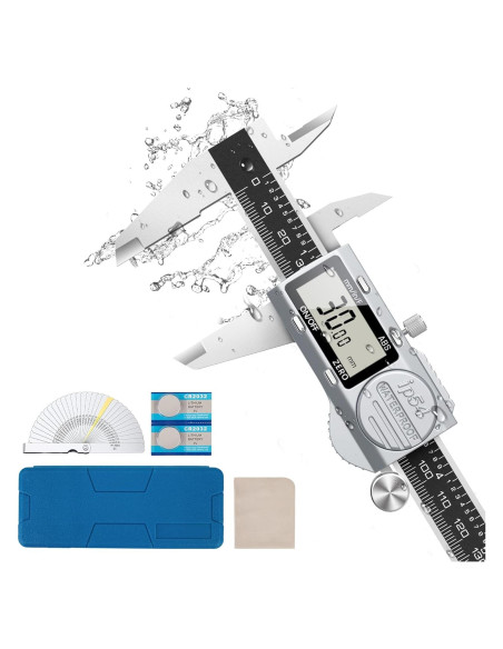 Calibrador Digital Housolution 15 cm ABS IP54 Acero Inoxidable