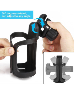 Soporte para Taza de Bicicleta Accmor AC8015, Rotación 360 2