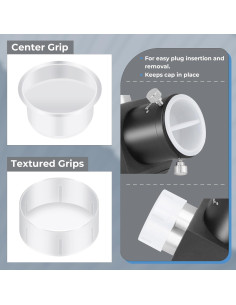 Conjunto de 7 Tapas de Polvo Alstar para Oculares de 1.25" 2