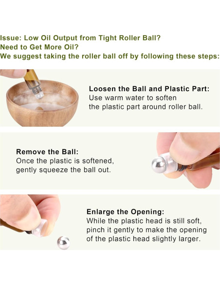 10 Botellas de Vidrio Ámbar 3ml con Roll-on Newzoll