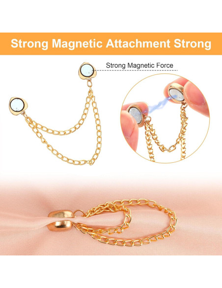 8 Clips Magnéticos para Ropa Gjinxi - Accesorios Multifuncionales 8 Clips Magnéticos para Ropa Gjinxi - Accesorios Multifuncionales