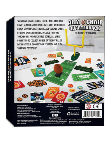 Juego de Mesa Island Genius Fútbol Estratégico 2-4 Jugadores