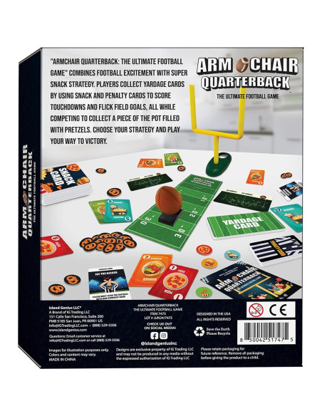 Juego de Mesa Island Genius Fútbol Estratégico 2-4 Jugadores