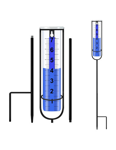 Pluviómetro Adofect a Prueba de Heladas 62.5 cm - Medición de Lluvia