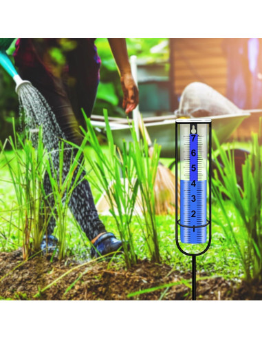 Pluviómetro Adofect a Prueba de Heladas 62.5 cm - Medición de Lluvia
