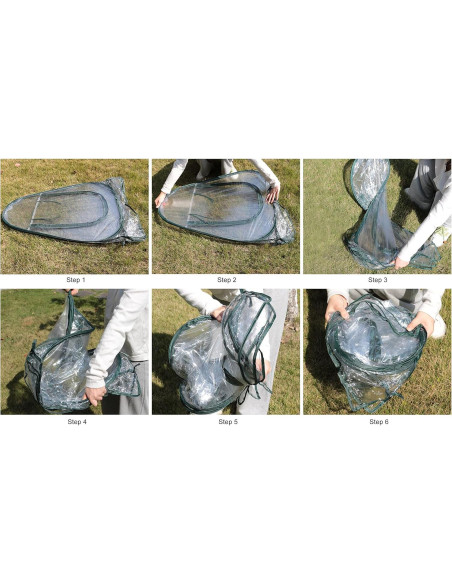 Invernadero Pop-up Gardzen 68.5x68.5x78.7 cm para Plantas