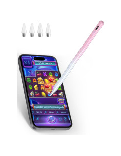 Bolígrafo Estilizador Táctil Aimery Rosa para iPhone y Android