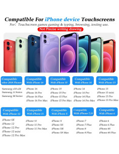 Bolígrafo Estilizador Táctil Aimery Rosa para iPhone y Android 2