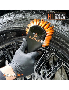 Cepillo Limpiador de Ruedas SudsLab HT - 21.6 cm, Negro 2