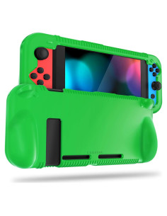 Funda de Silicona FINTIE para Nintendo Switch - Verde Ergonómica
