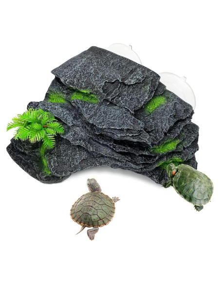 Plataforma de Sol para Tortugas Kathson con Ventosas 18x16cm