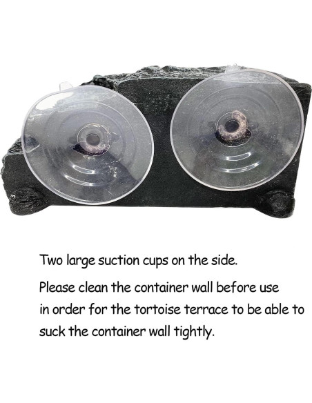 Plataforma de Sol para Tortugas Kathson con Ventosas 18x16cm