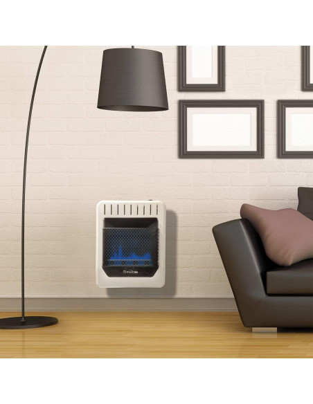 Calefactor a Gas Natural ProCom MN100TBG 10000 BTU Blanco