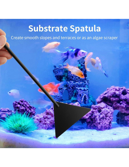 Kit de Herramientas para Acuarios Tifanso - 4 Piezas de Acero Inoxidable