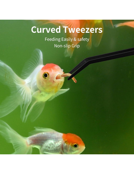 Kit de Herramientas para Acuarios Tifanso - 4 Piezas de Acero Inoxidable