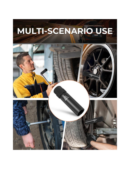 Juego de 3 Enchufes de Tuerca 10 Spline Topme CR-MO