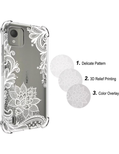 Funda protectora TPU Mandala para Nokia C110 6.3" Funda protectora TPU Mandala para Nokia C110 6.3"