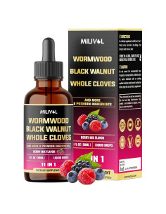 Extracto Líquido de Artemisa 11 en 1 Milivol 30 ml Sabor Bayas