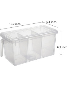 Contenedores de Almacenamiento MineSign 2 Pack 30L Plástico ABS 2