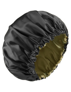 Bonete de satén KEMANLAI para dormir 30 cm cabello rizado 2