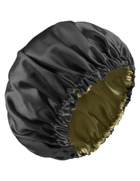 Bonete de satén KEMANLAI para dormir 30 cm cabello rizado