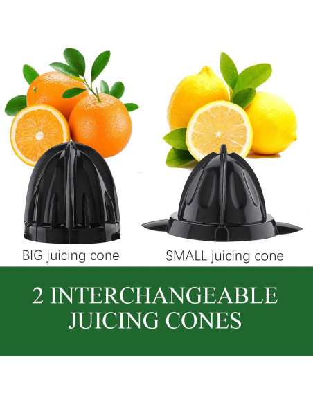 Exprimidor Eléctrico de Cítricos Homeleader 1.2L Acero Inoxidable