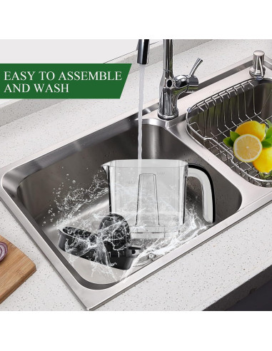 Exprimidor Eléctrico de Cítricos Homeleader 1.2L Acero Inoxidable