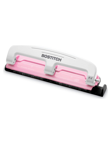 Perforador PaperPro inCOURAGE 12 Hojas Rosa, 3 Agujeros Perforador PaperPro inCOURAGE 12 Hojas Rosa, 3 Agujeros