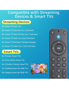Control Remoto de Voz Reemplazo YOSUN G25N8L para Smart TV 2