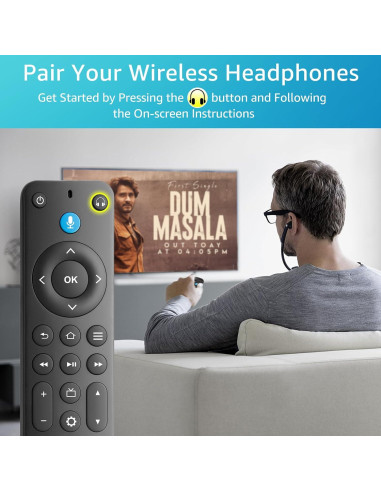 Control Remoto de Voz Reemplazo YOSUN G25N8L para Smart TV