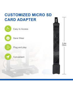 Cable Adaptador Extensión Micro SD LANMU 15 cm para Impresoras 3D 2