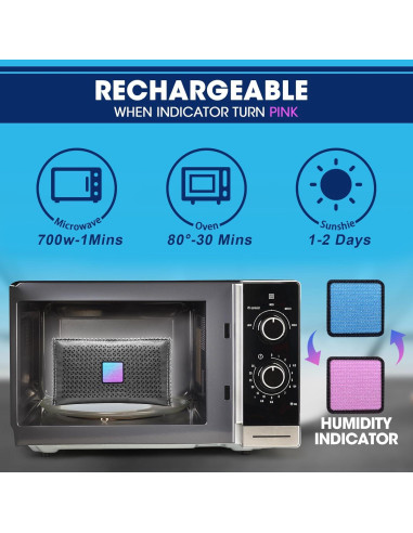 Paquete de 10 Bolsas Deshidratantes Timgle 200g Reutilizables