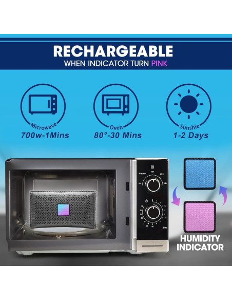 Paquete de 10 Bolsas Deshidratantes Timgle 200g Reutilizables
