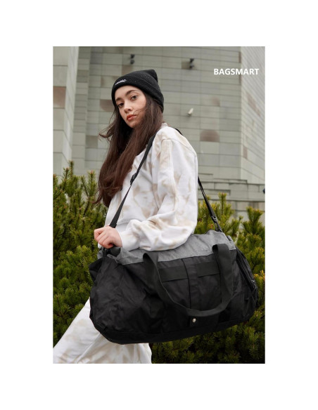 Bolsa de Gimnasio BAGSMART 40L Plegable Resistente al Agua