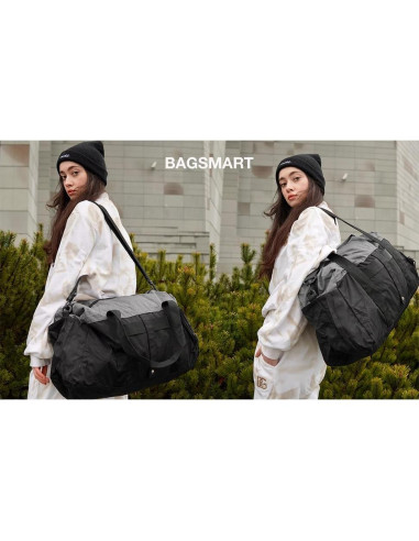 Bolsa de Gimnasio BAGSMART 40L Plegable Resistente al Agua