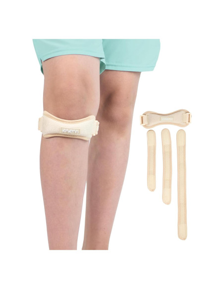 Faja de Rodilla KARM para Niños - Soporte Patelar Beige